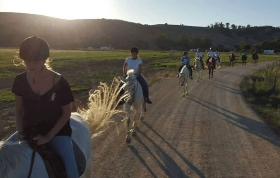 Arcos de la Frontera: Horseback Riding Experience - Following the instructor out of town