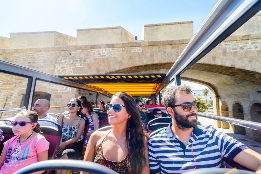 Cadiz: City Sightseeing Hop-On Hop-Off Bus Tour - From Avenida del Puerto to the old quarter
