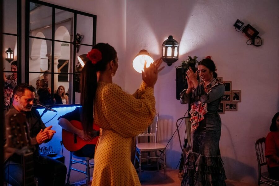 Córdoba: Tablao Flamenco at Doble de Cepa with Optional Meal - A flamenco show in the heart of the Judería