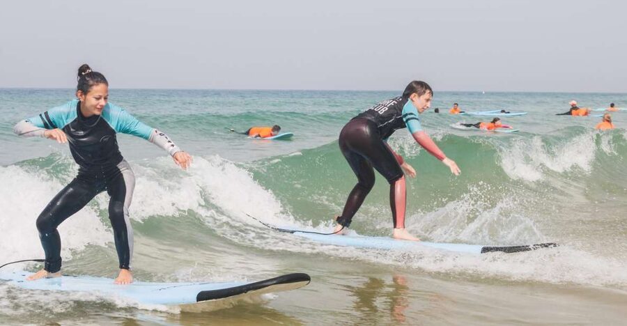 El Palmar: Group Surf class. - What the two-hour lesson covers