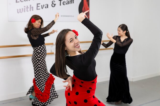 Flamenco Dance Class in Seville with optional Flamenco Costume - Rhythm, Hands, Feet, and a Short Routine