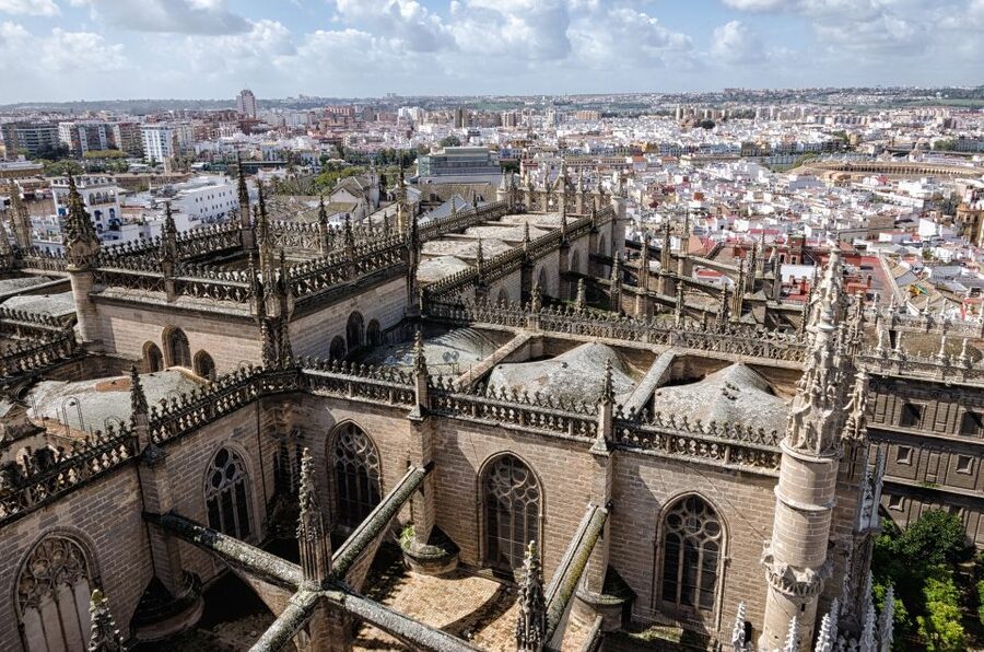 From Cadiz: Private Seville Day Trip, Cathedral & Alcazar - Santa Cruz makes the walk between monuments worthwhile
