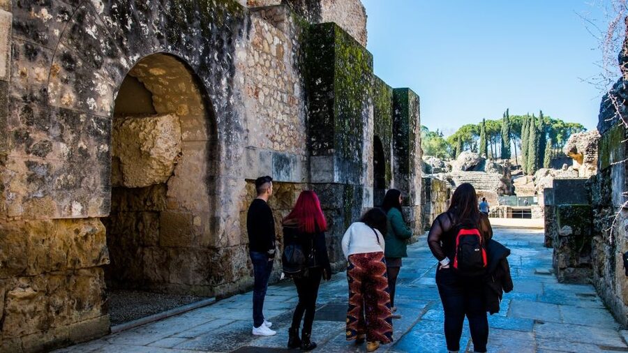 From Seville: Italica Roman City Tour - The Roman theater in Santiponce