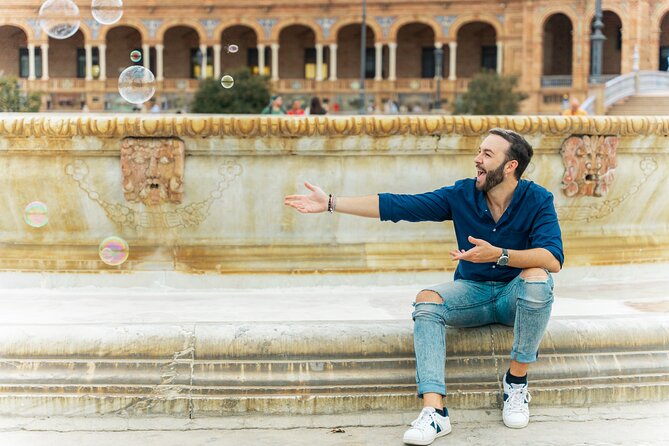 Make Seville unforgettable: Private Photoshoot at Plaza de España - A portrait session in Seville’s grandest plaza