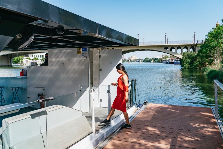 Seville: 1-Hour Guadalquivir River Sightseeing Eco Cruise - La Maestranza, the Inquisition Castle and changing city views