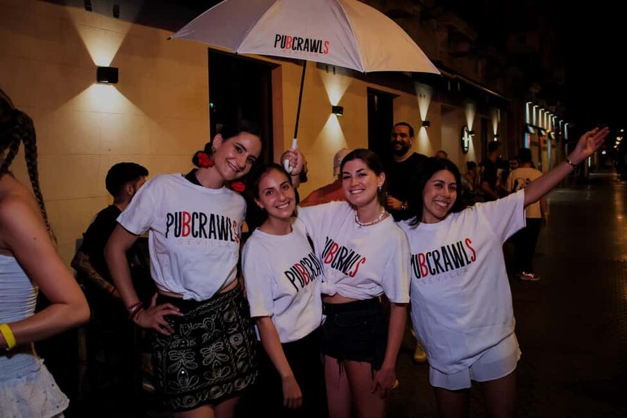 Seville: 3 Bars Pub Crawl + VIP Club Entrance & 3 Free Shots - Three bars, but not a fixed list of venues