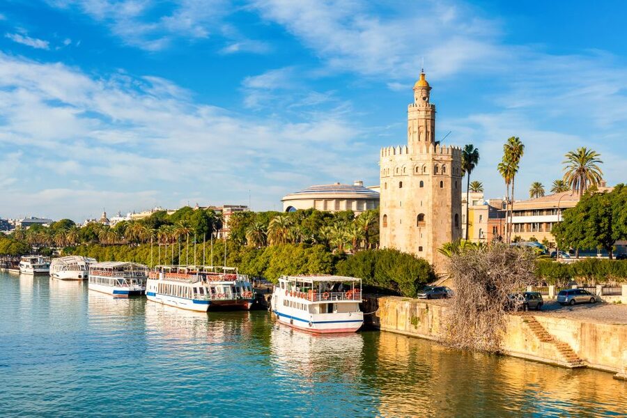 Seville: Authentic and Romantic Horse-Drawn Carriage Ride - Triana and the Guadalquivir from the carriage