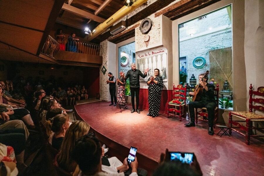Seville: Casa de la Memoria Flamenco Show - A historic venue, with the audience close to the action