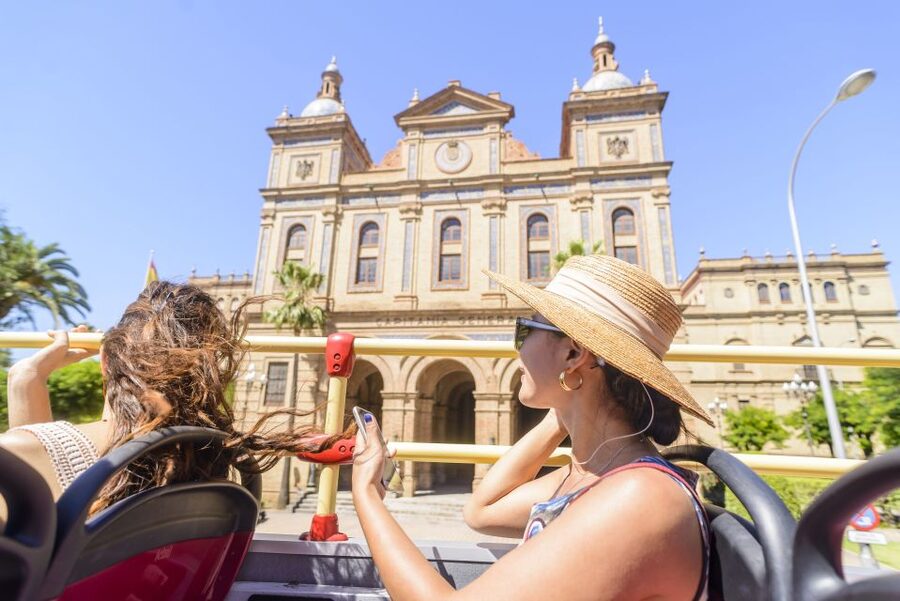 Seville: City Sightseeing Hop-On Hop-Off Bus Tour - Begin with one full loop through Seville