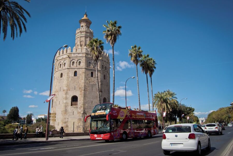 Seville: City Sightseeing Hop-On Hop-Off Bus Tour - Plan your day around the walks and the bus