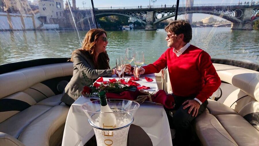 Seville: Exclusive River Boat Tour with Tapas - La Cartuja and the Expo of 1992