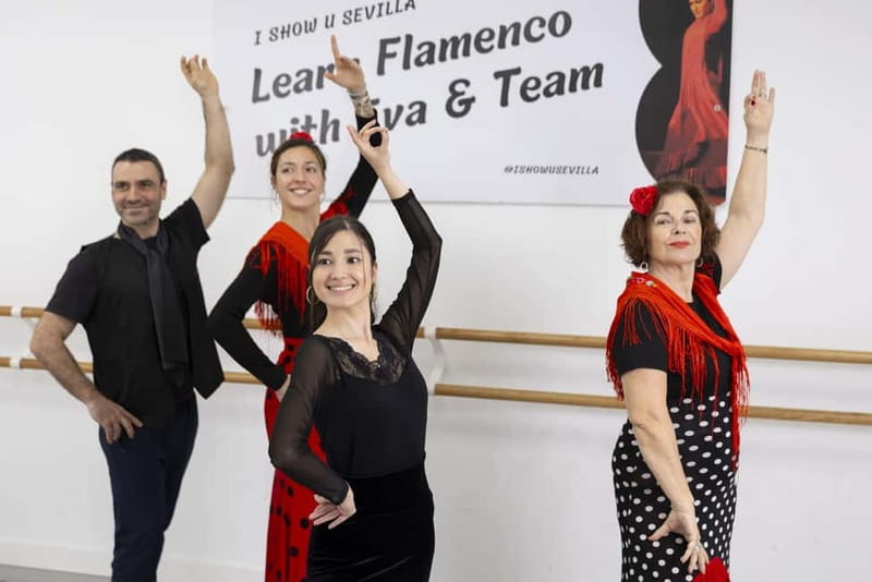Seville: Flamenco Dance Class with Optional Costume - The studio, meeting point and timing