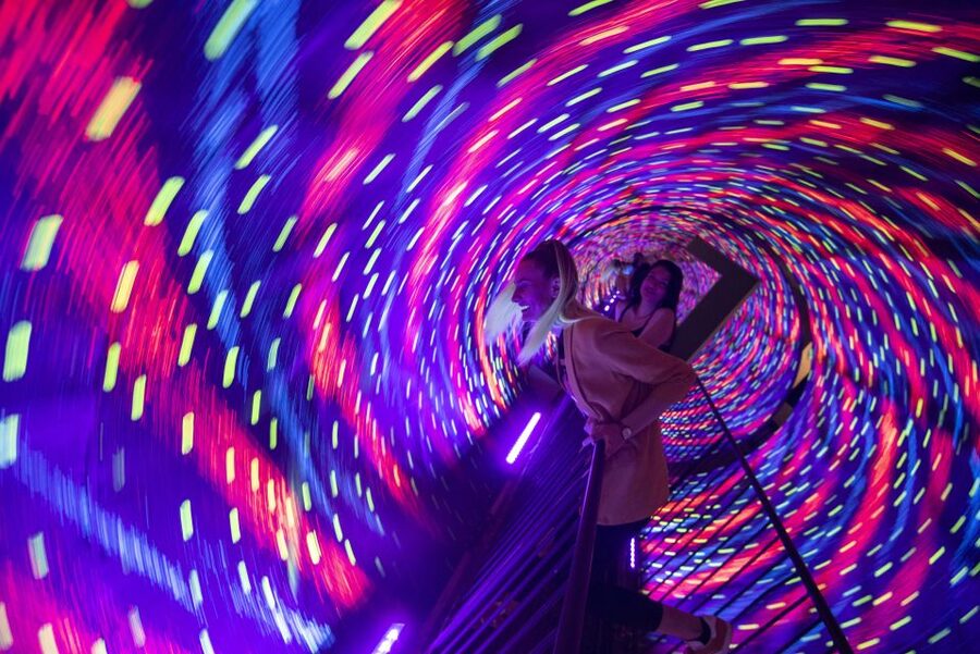 Seville: Museum of Illusions Entry Ticket - The vortex tunnel challenges your balance