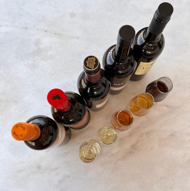 Seville: Sherry Wine Tasting with Light Snacks - Five pours reveal a wider range