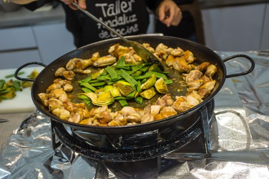 Seville: Spanish Cooking Class with Dinner - Dessert, sangria and a sit-down meal