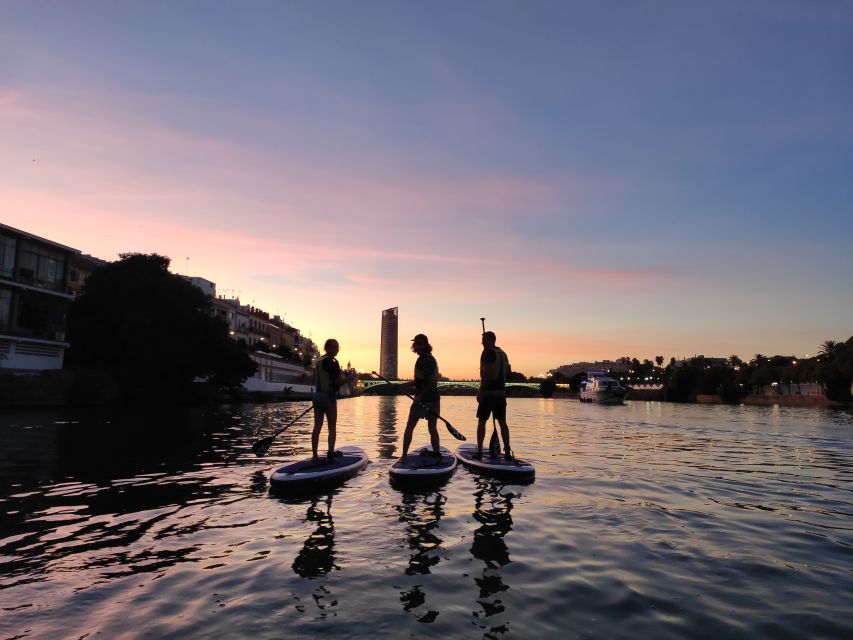 Seville: Sunset and Evening Paddle Boarding Tour - Seville’s sunset looks different from the Guadalquivir
