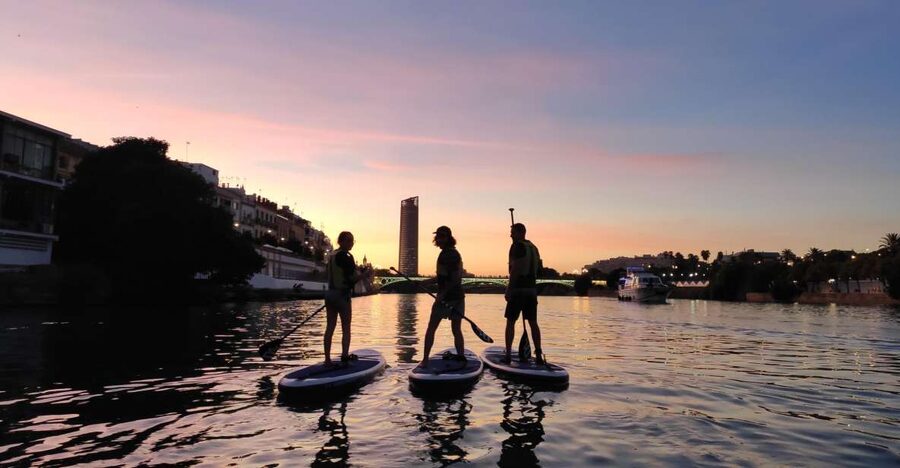 Seville: Sunset and Evening Paddle Boarding Tour - Starting at C. Betis, 19