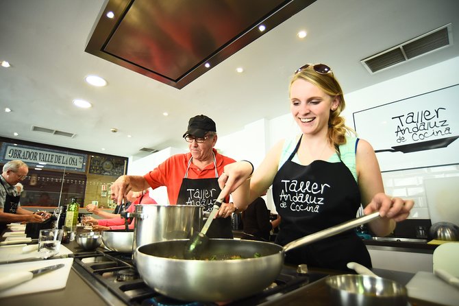 Spanish Cooking Class & Triana Market Tour in Sevilla - Sit down to the food you made