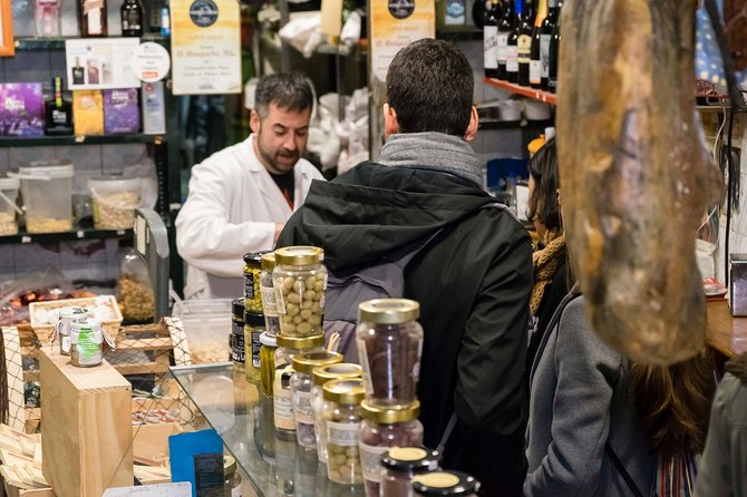 The Seville Market & Tapas Tour by Food Lover Tour - Tapas, cheese, ham and olive tasting