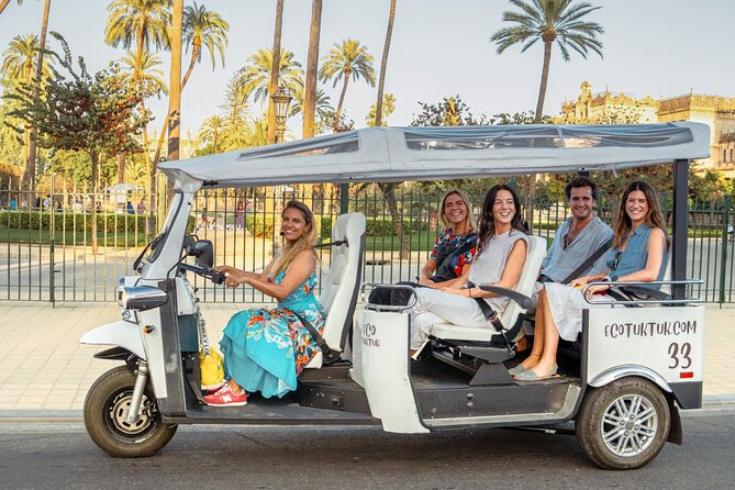Tour Welcome Seville with Local Guide in Eco Tuk Tuk Private - What the ride feels like, and what to bring
